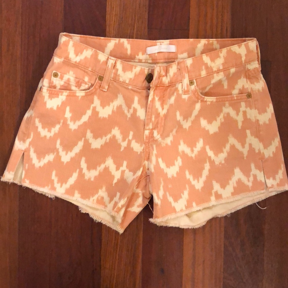 7 For All Mankind Zig Zag Printed Shorts